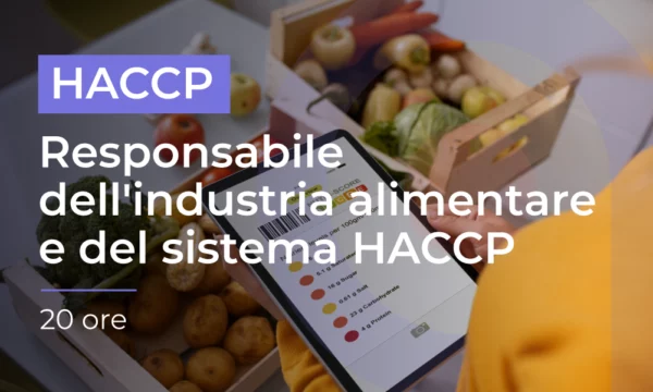 Responsabile dell'industria alimentare e del sistema HACCP